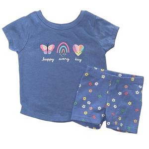 ⭐Garanimals Baby Girls 2-Piece Outfit Size 0-3 Months⭐